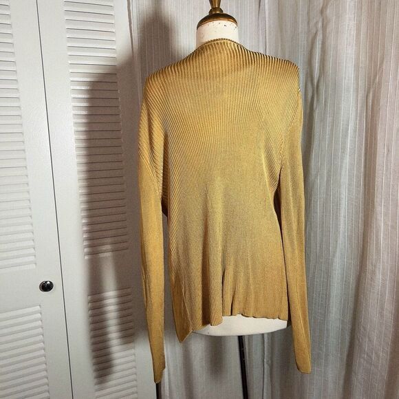 Adrianna Papéll | Women’s | Cardigans | XL | Vintage Gold Beaded Textured 2 Piec - Picture 5 of 6
